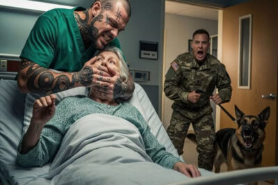 “The Thug Tried to Strangle a 75-Year-Old Widow in Her Hospital Bed — Until Her Son Walked In, the Navy SEAL She Never Mentioned”…