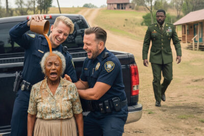 “Melt Her Skin” the  Racist Cops Laugh At Black Granny — Until SEAL Admiral Walks Up.
