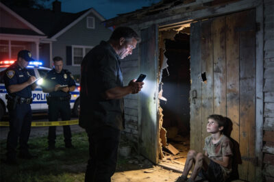 “My son sent me an audio message from my in-laws’ shed: ‘Dad, please come. There’s no food. I don’t know how many days I’ll survive.’ I dropped everything. Took the first flight home. Police were already there when I arrived. A detective walked toward me. ‘Mr. Nelson…?’ ‘Where’s my son?’ She closed her eyes. ‘The boy… He’d been in there for 11 days. Your wife knew.’ Then what she showed me next”