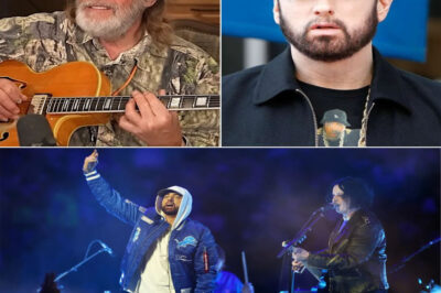 Ted Nugent didn’t whisper—he went straight for the throat. During a fiery new Spirit Campfire rant, Nugent suddenly turned his focus to Eminem, unloading with words that hit like a punch to the gut. Calling him “a total idiot,” Nugent’s tone was sharp, angry, and unapologetic, the kind of rant that makes people stop what they’re doing and listen. What started as another late-night monologue quickly turned into a full-blown attack, with Nugent sounding fed up and ready to name names. Fans were left stunned, critics lit up the internet, and once again, a few raw words were enough to spark a culture clash that feels far from over.