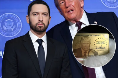 Hot Eminem buys Trump’s “Gold Card” after declaring himself the number one fan of the US President 🇺🇸