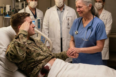 Doctors laughed at the old nurse — until the soldier saluted her…