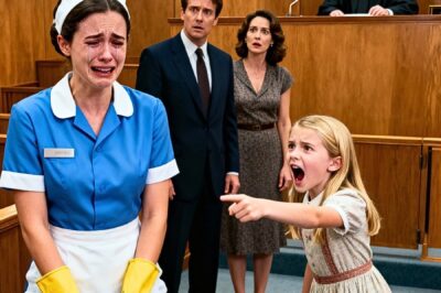 “RELEASE MY NANNY, MY STEPMOTHER IS THE ONE TO BLAME!” The millionaire’s daughter bursts into court…