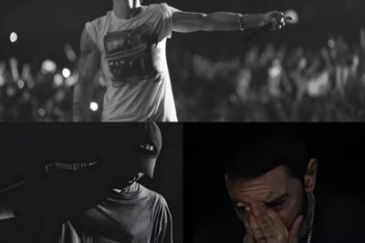 “I’M SORRY… AND THIS PAIN IS SOMETHING I NEVER WANTED TO BRING TO YOU” — EMINEM COLLAPSES BEFORE AMAZON CAMERAS, LEAVING THE WORLD SILENT.