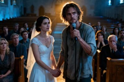“I married a homeless man whom everyone mocked and ridiculed throughout the wedding… but when he took the microphone and spoke, he revealed a truth no one could have imagined and left the entire room in tears and shock…”
