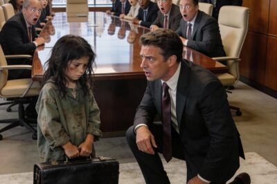 A Billionaire Was Minutes Away From Losing Everything—Until a Destitute Little Girl Walked In Carrying His Lost Briefcase
