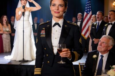 Seventeen years after my father kicked me out of the house, I saw him again at my brother’s wedding. He smirked and said, “If it weren’t for pity, no one would have invited you.” I just took a sip of wine and smiled. Then the bride picked up the microphone, turned to face me, gave a formal military salute, and announced loudly… “Please raise your glasses to celebrate Major General Davis.”