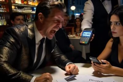 He embarrassed me in public, waved divorce papers at me in a restaurant, and told me he’d divorce me if I didn’t pay the $51,000 bill.