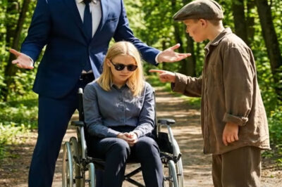 “Your daughter can walk and see…but your girlfriend won’t let her”… said the little beggar