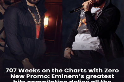 707 Weeks on the Charts with Zero New Promo: Eminem’s greatest hits compilation defies all the logic of the modern streaming era and proves that the rap god is truly an unshakeable force.