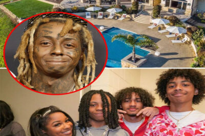 GOOD NEWS: In a rare and deeply personal gesture, legendary rapper Lil Wayne has gifted his four children a stunning, multimillion-dollar mansion in Miami. More than just a lavish present, the home stands as a public symbol of love, remorse, and reconciliation — an apology for the times he couldn’t be physically present while chasing his career and fame.
