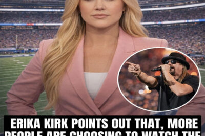 Erika Kirk says the Kid Rock All-American Halftime Show is about to become one of the most talked-about events of the season.