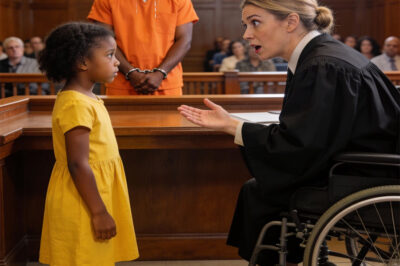 A 5-Year-Old Girl Faced A Wheelchair-Bound Judge And Said, “Let My Dad Go And I’ll Help You Walk Again” — The Court Laughed… Until Her Promise Started Coming True