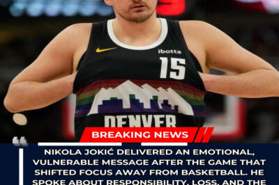 “NIKOLA JOKIĆ BROKE CHARACTER — AND FOR ONCE, BASKETBALL DIDN’T MATTER”