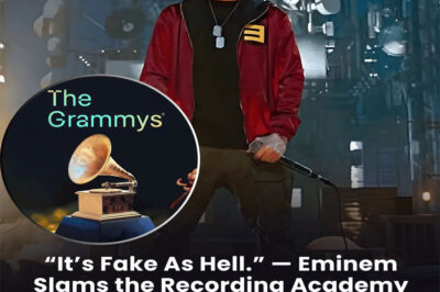 “It’s Fake As Hell.” — Eminem Slams the Recording Academy After ‘Houdini’ Loss, Claiming the Voting Process Is Rigged for “Selling Points” Not Talent.