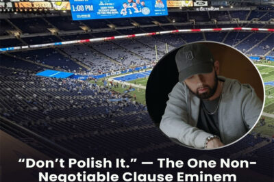 “Don’t Polish It.” — The One Non-Negotiable Clause Eminem Demanded Before Signing His 2027 Lions Contract, Forcing Executives to Choose Between Grit and Gloss