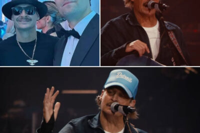 ‘From fire and flags to a single spotlight’ — Kid Rock stuns with a reimagined take on “‘Til You Can’t” at Turning Point USA’s All-American Halftime Show, turning spectacle into statement