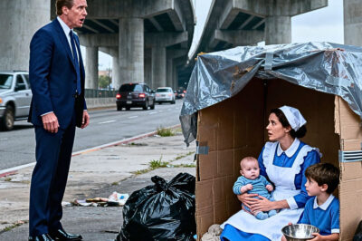 Millionaire Follows Cleaning Lady and Discovers the MESS she Lives in with her CHILDREN…