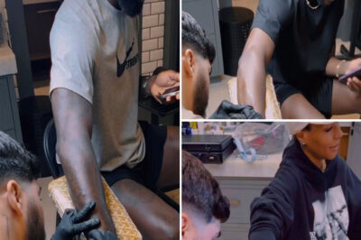 LeBron Just Turned the Offseason Into a Family Moment Nobody Saw Coming as He, Savannah, Bronny, and Bryce Walked Into a Tattoo Studio Together, Left With Matching Ink They’re Not Revealing Yet, and Sparked Buzz Over a Secret “Family Tattoo” That Ties Back to His Recent Olympic Ink and Long History of Tattoos Honoring the People Closest to Him