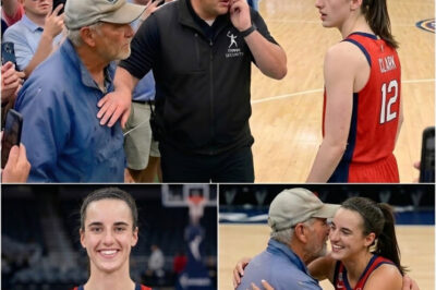 UNEXPECTED MOMENT – Security moved quickly, stepping in to block him, but Caitlin Clark calmly lifted her hand and said, “Let him come closer.”