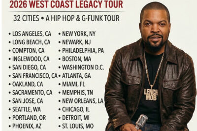 Ice Cube 2026 World Tour Announced: A Legendary Return That Will Shake the Global Stage