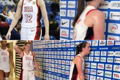 Caitlin Clark just blew up the internet with her epic media-dodging antics right after Team USA demolished Italy. The superstar’s hilarious move—pressing her face against an ad board and sneaking sideways like a pro ninja—has gone massively viral, leaving fans in stitches and wildly speculating about any behind-the-scenes drama. One moment that’s equal parts funny and adorable, impossible to stop watching! [VIDEO]