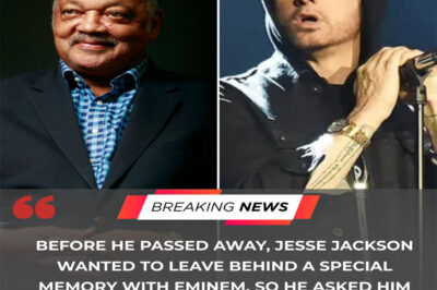Jesse Jackson’s Final Request to Eminem: A Heartfelt Farewell Through Music