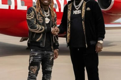 HIP-HOP STUNNER: Rick Ross Gifts Lil Wayne a Fully Custom All-Red Private Jet — And the Deeper Meaning Is Turning Heads Across the Industry.