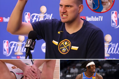 Nikola Jokić Reportedly Fires Off A 9-Word Warning After Lu Dort’s Flagrant Blow To His Face, A Moment That Has Reignited The Bitter Rivalry Between The Denver Nuggets And Oklahoma City Thunder