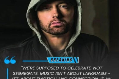 BREAKING: Eminem, Detroit’s own and die- hard Lions fan, takes a stand against NFL’s non- English song controversy!