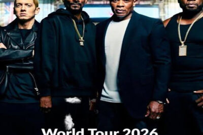 BREAKING: Eminem, Snoop Dogg, Dr. Dre & 50 Cent Unleash 2026 World Tour — 3 Explosive Nights at Wembley to Rewrite Hip-Hop History.
