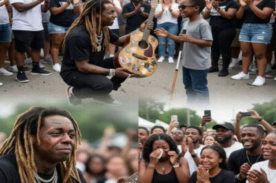 “MUSIC NEEDS NO EYES TO FEEL”: Lil Wayne’s Emotional Guitar Gift to a Blind Fan Becomes One of the Most Beautiful Moments Fans Have Ever Seen.