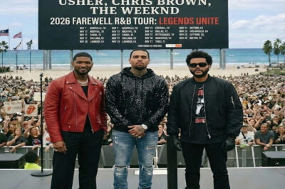 Usher, Chris Brown & The Weeknd Annouпce 2026 Farewell Tour: “One Last Ride” Marks the End of an Era