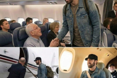 Passengers Thought It Was Just Another Flight — Until Eminem Did Something That Left the Entire Cabin Speechless