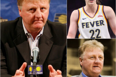 The sports world is in uproar after the league’s controversial choice to protect Marina while sacrificing Caitlin Clark. Outrage poured in from fans demanding justice- – and then Celtics legend Larry Bird stunned everyone with a staggering $50 million bid to buy the franchise outright.