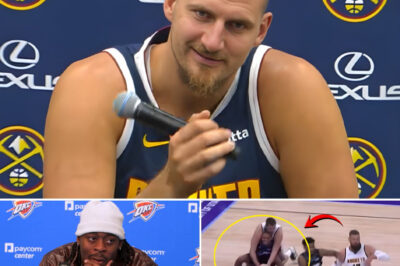 “I think he should lose weight or he’ll break a lot of people’s backs…” —Lu Dort publicly provoked and accused Nikola Jokić of ‘faking a foul’ in the collision with Keyonte George