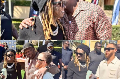 Lil Wayne Storms Vegas Charity Event — Unexpected Link-Up with 50 Cent, Steph Curry & Ne-Yo While Beef Rumors Explode!