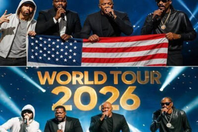 Hip-Hop Legends Unite: Eminem, Snoop Dogg, Dr. Dre & 50 Cent Reveal Epic 2026 Global Stadium Tour!