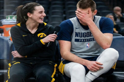 Caitlin Clark just said the best player in the world is… Nikola Jokic. His reaction is priceless.