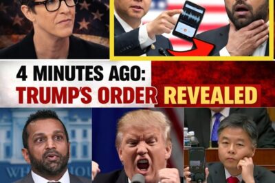 “TRUMP TOLD ME TO BURY IT” — Ted Lieu Releases Shocking Audio Evidence!