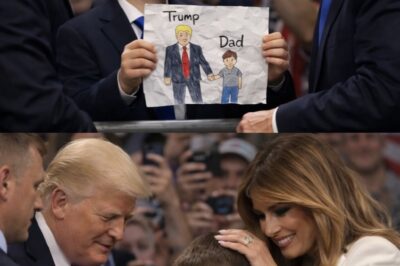 A Quiet Gesture: The Moment a Young Fan’s Drawing Stopped the Crowd