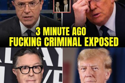 JUST IN: Stephen Colbert Says One Word — “Jeffrey Epstein” — and Donald Trump’s Smile Disappears in Seconds LIVE on Air