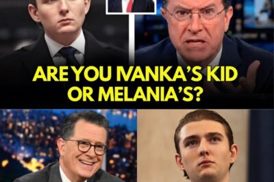 JUST IN: Barron Trump TAKES a Swipe at Stephen Colbert — 9 Seconds Later the Studio ERUPTS