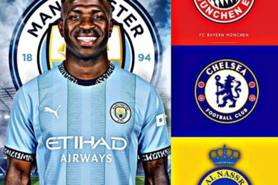Vinícius Júnior shocks the football world! 😱 Despite offers from other top clubs, he chooses Manchester City 👑 Pep Guardiola is ready to seal a deal that will BREAK the Internet ⚡ Fans everywhere are going wild over this historic transfer move