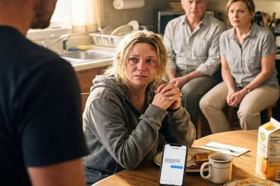 After H!tting Me, My Husband Walked Down to Breakfast Like Nothing Happened… Until He Saw Who Was Waiting at My Table