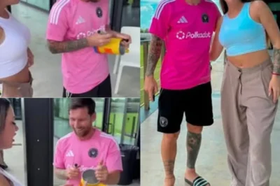 Heartwarming Scene in Miami: Young Fan Breaks Down in Tears After Lionel Messi Stops to Sign Her Jersey and Shares a Rare, Genuine Smile for a Once-in-a-Lifetime Photo Moment.