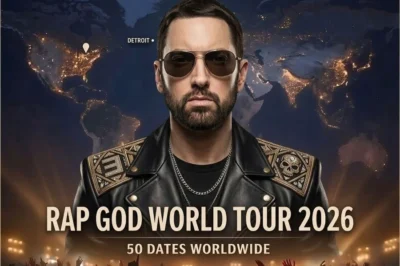 Eminem Ignites 2026 World Tour: 32 Dates, 3 Continents, One Unstoppable Force