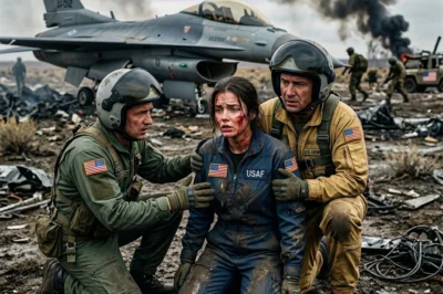 “They Left Her Half-Crushed Under a Burning Jet — Until the SEALs Heard Her Breathing”…