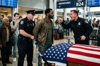 “I Was Escorting a Fallen Soldier Home—Then They Shoved Me and Moved His Casket”