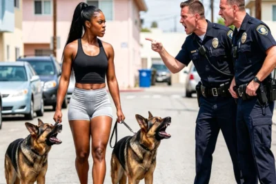 “Cops Cornered a Black Woman on a Morning Run — Then Her Military Dogs Took Position”…